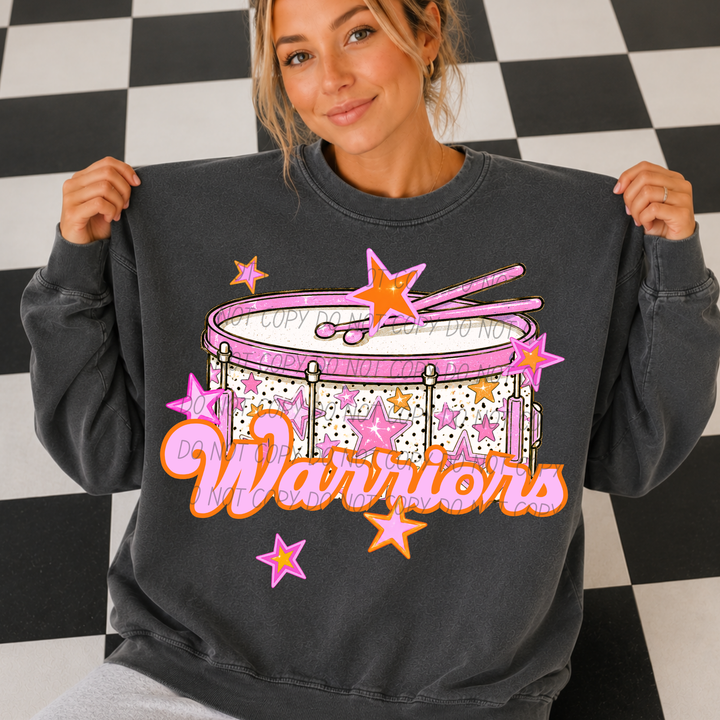 Pink Band Mascot DTF Print