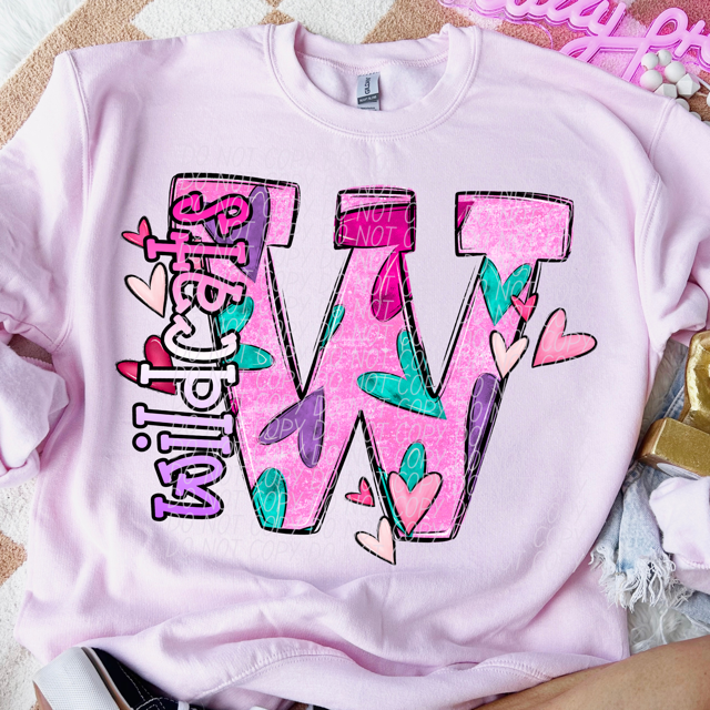 Valentine's Day Mascots DTF Print