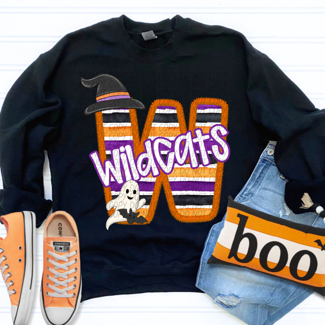 Halloween Striped Mascots DTF Print