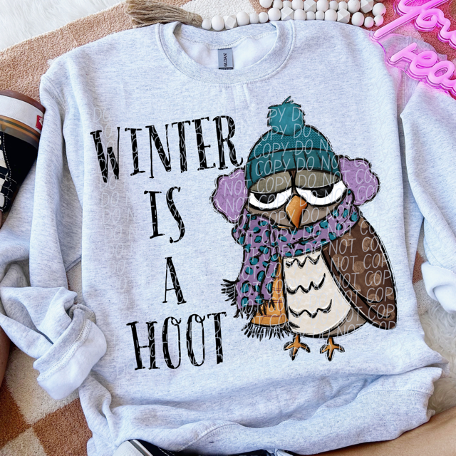 Winter Is A Hoot DTF Print