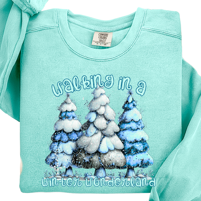 Walking in a Winter Wonderland DTF Print
