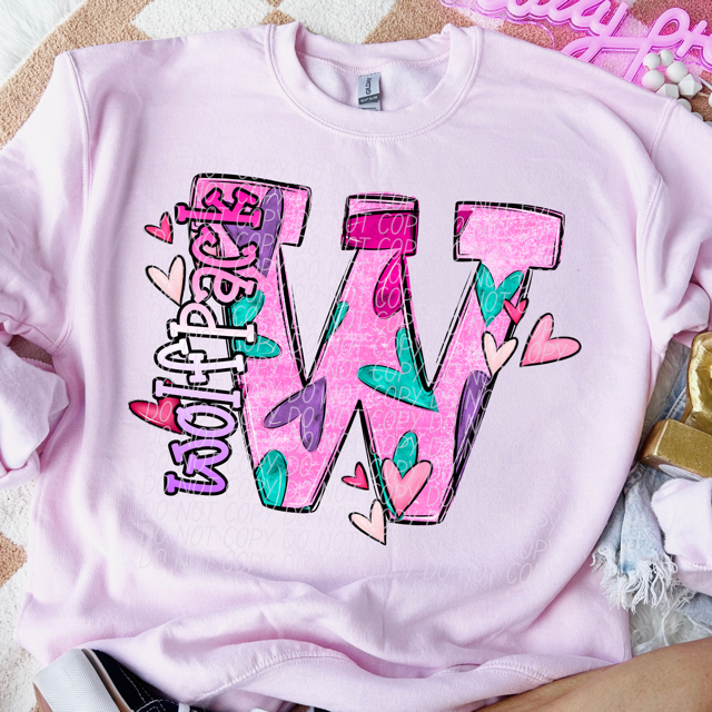 Valentine's Day Mascots DTF Print