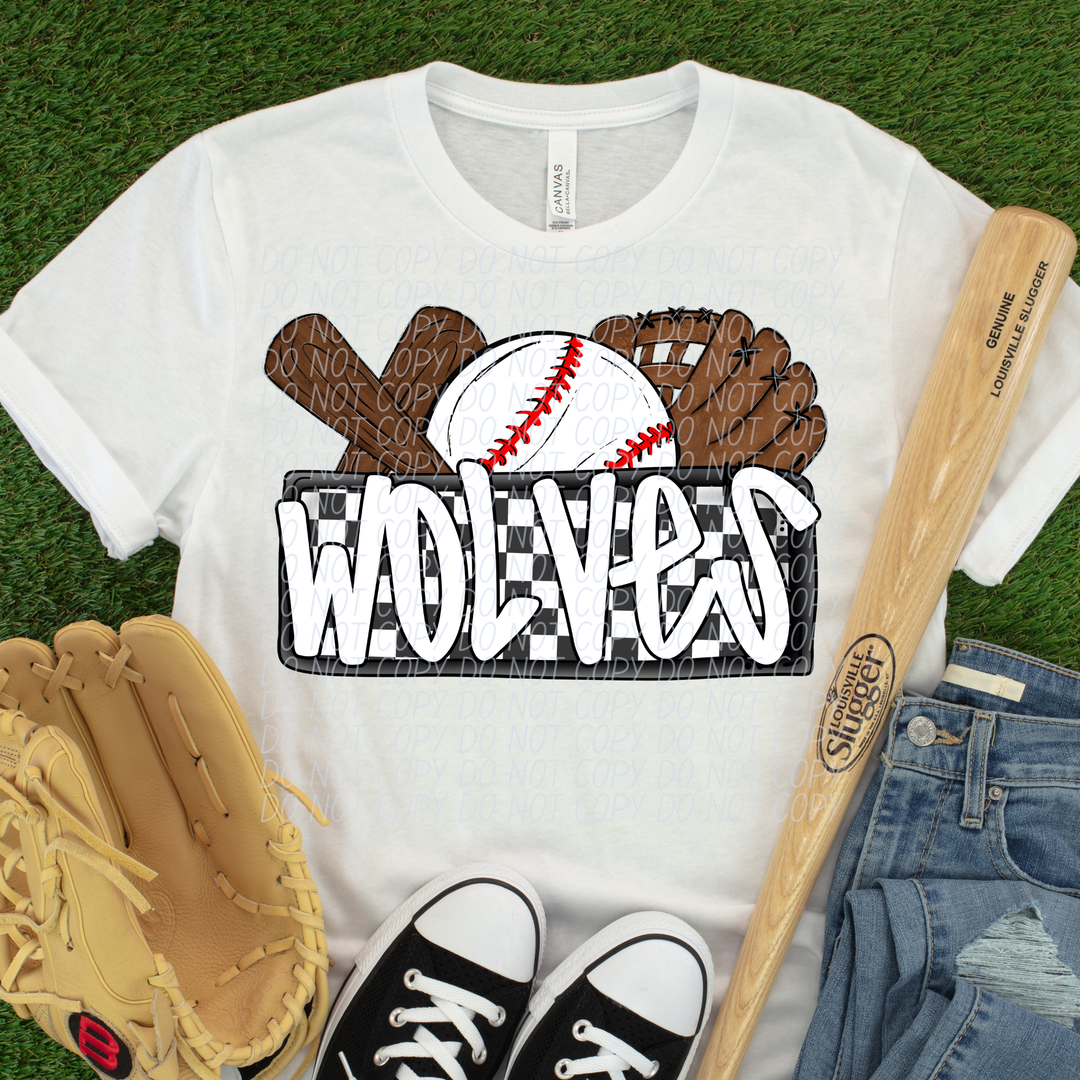 Baseball Mascots DTF Print