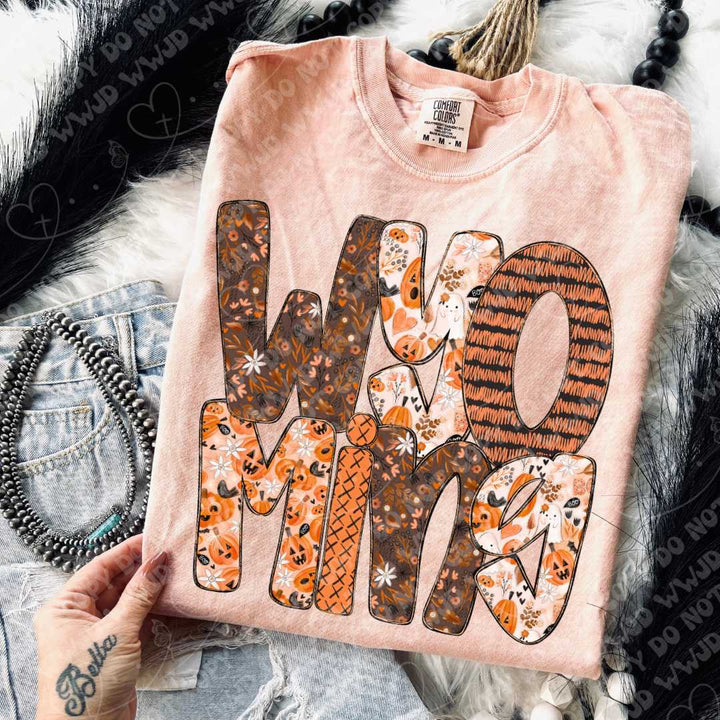 State Pumpkin Alpha DTF Print