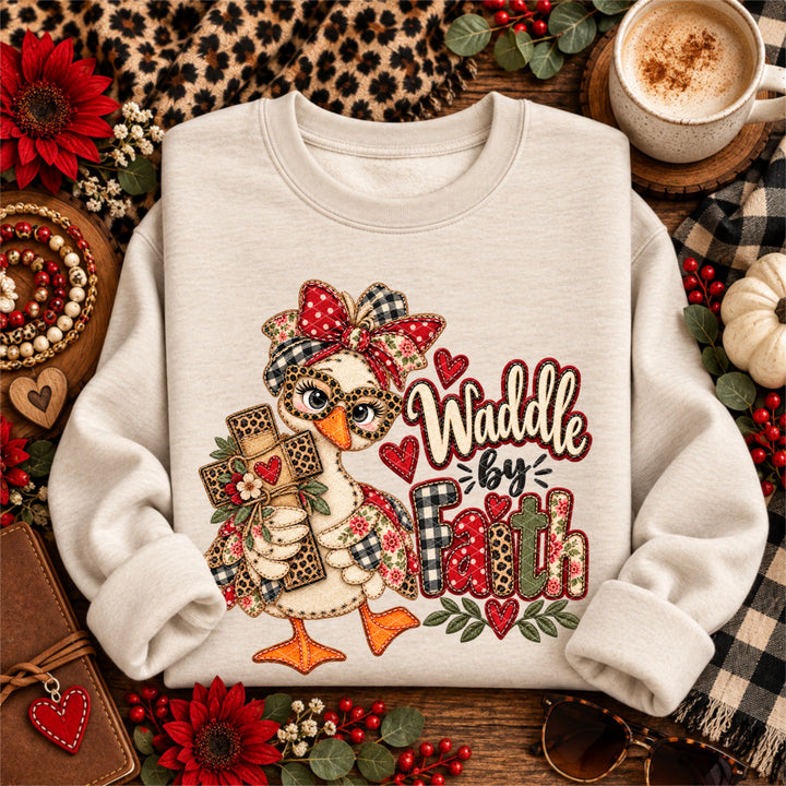 Waddle By Faith DTF Print