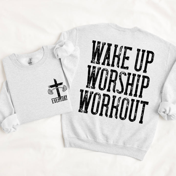 Wake Up Worship Workout DTF Print