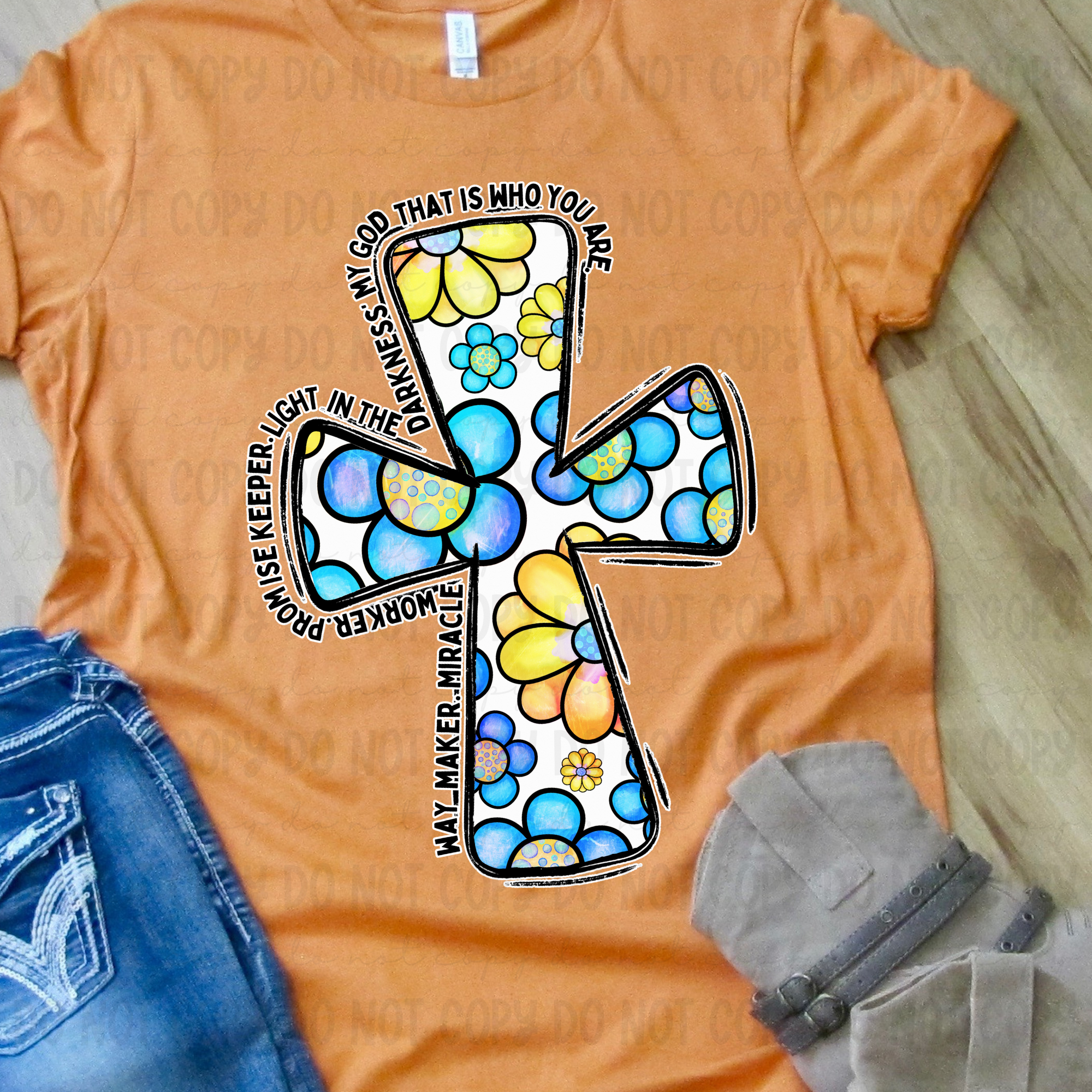 Waymaker Cross DTF Print – Simple Tymes