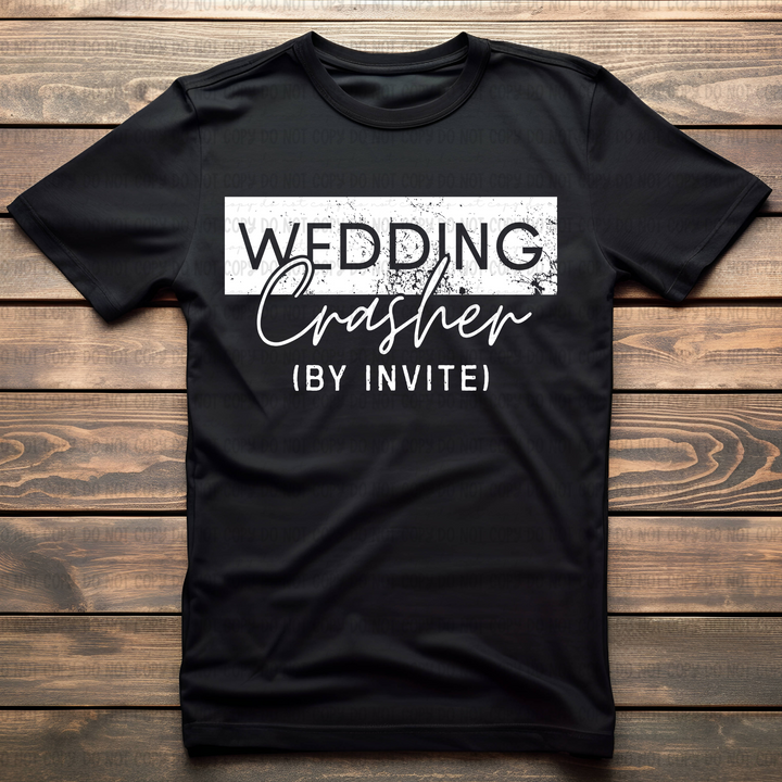 Wedding Crasher IBY Invite DTF Print