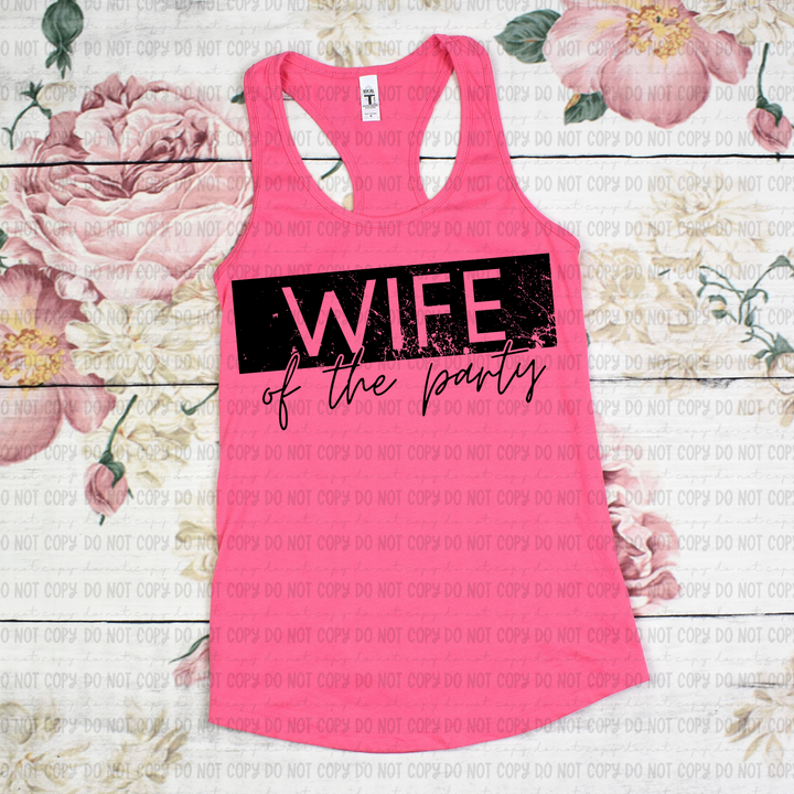 Wife of the Party DTF Print