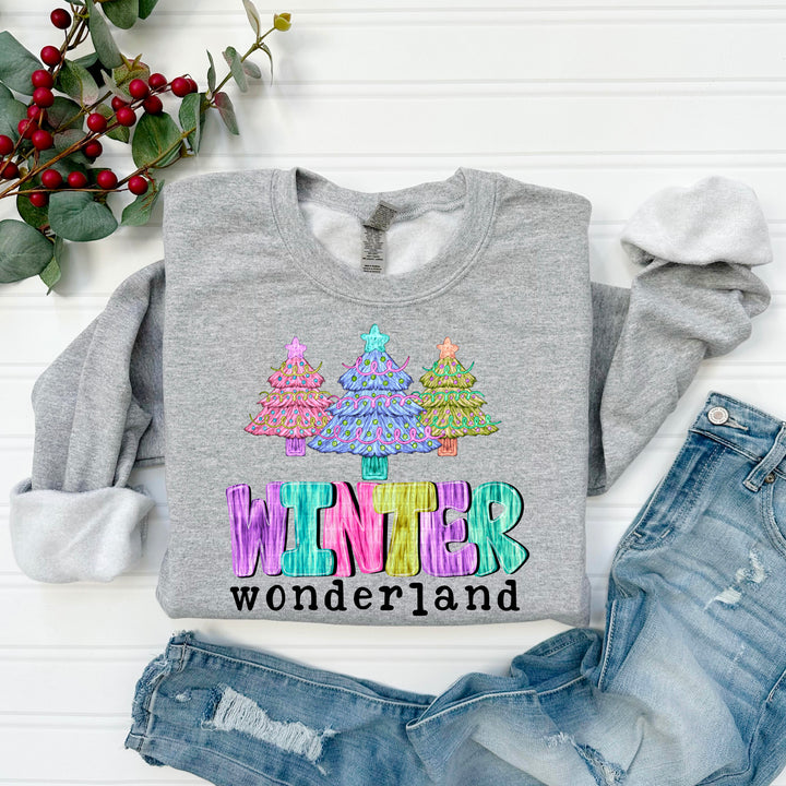 Winter Wonderland (Black) DTF Print