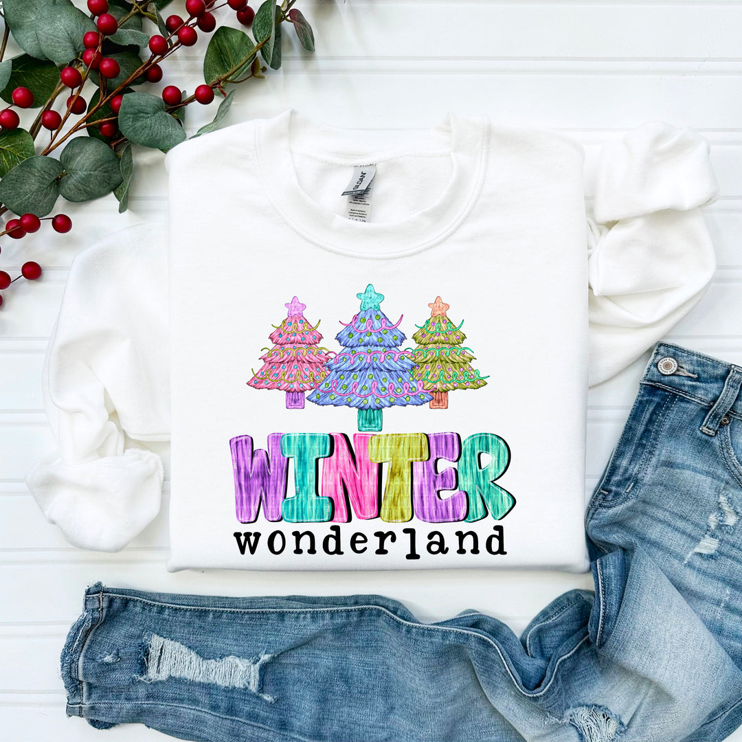 Winter Wonderland (Black) DTF Print