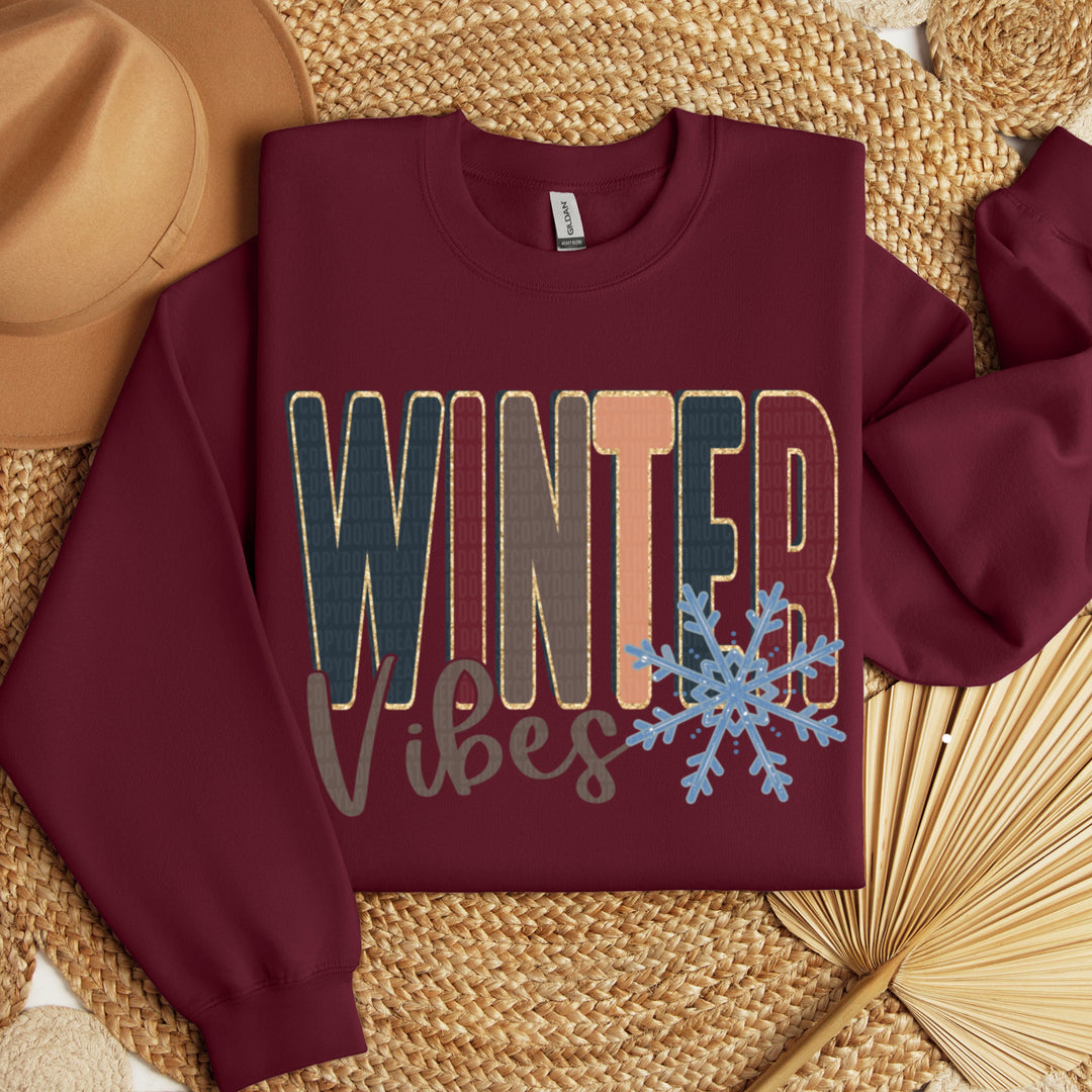 Winter Vibes DTF Print