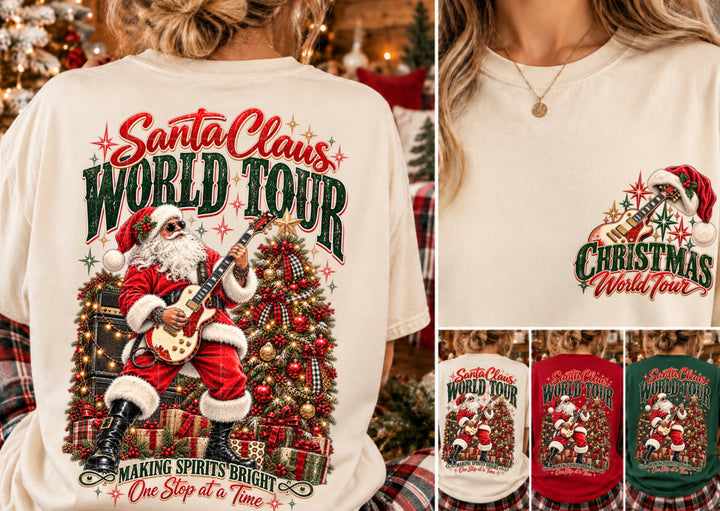 World Tour Christmas DTF Print