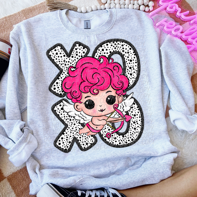 Cupid XO Dots DTF Print
