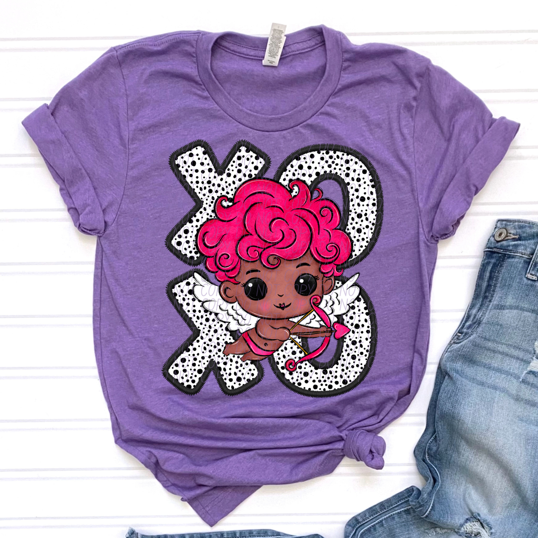 Cupid XO Dots DTF Print