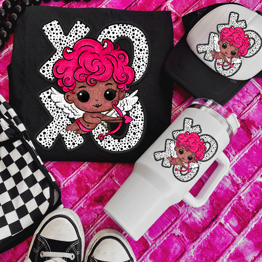 Cupid XO Dots DTF Print