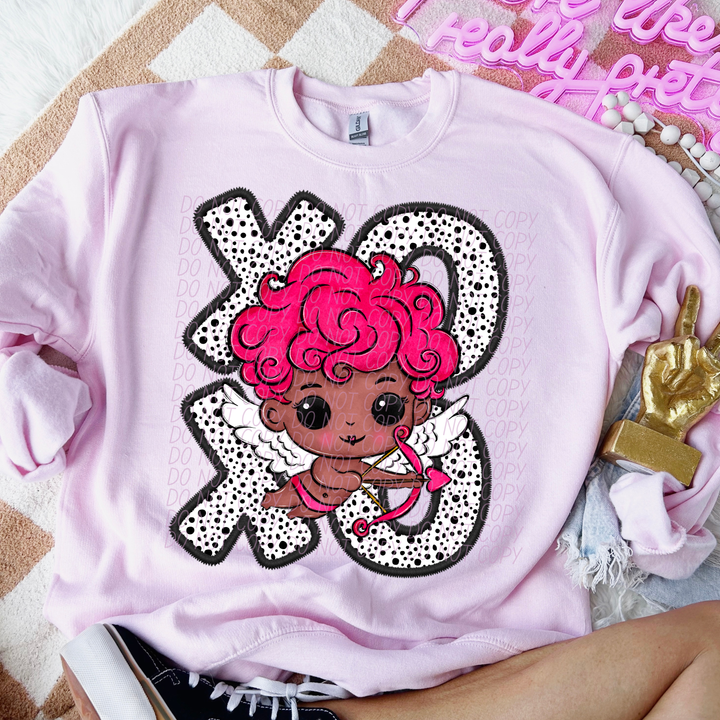 Cupid XO Dots DTF Print