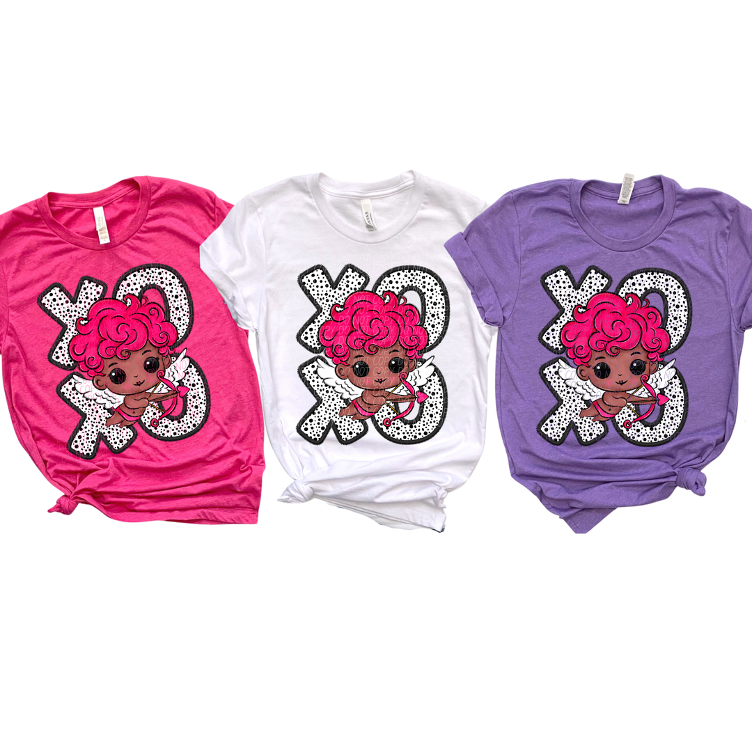 Cupid XO Dots DTF Print