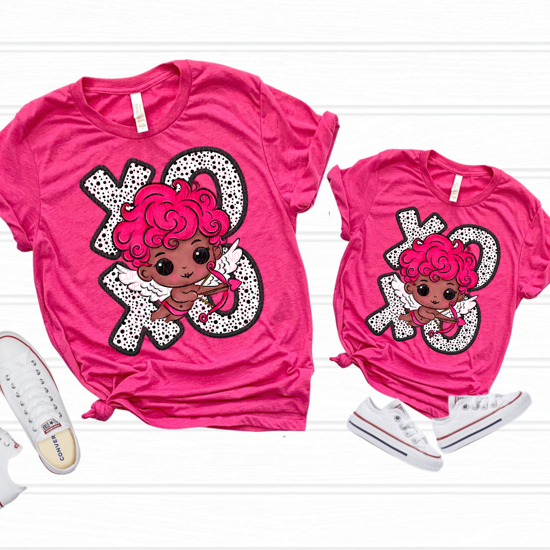 Cupid XO Dots DTF Print