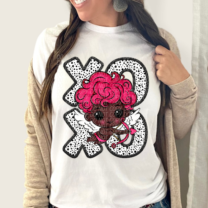 Cupid XO Dots DTF Print