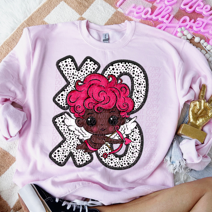 Cupid XO Dots DTF Print