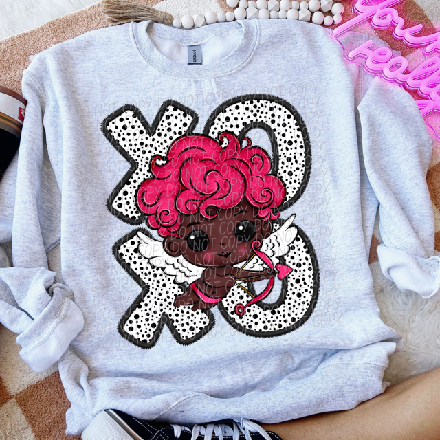 Cupid XO Dots DTF Print