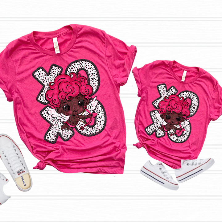 Cupid XO Dots DTF Print