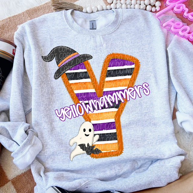 Halloween Striped Mascots DTF Print