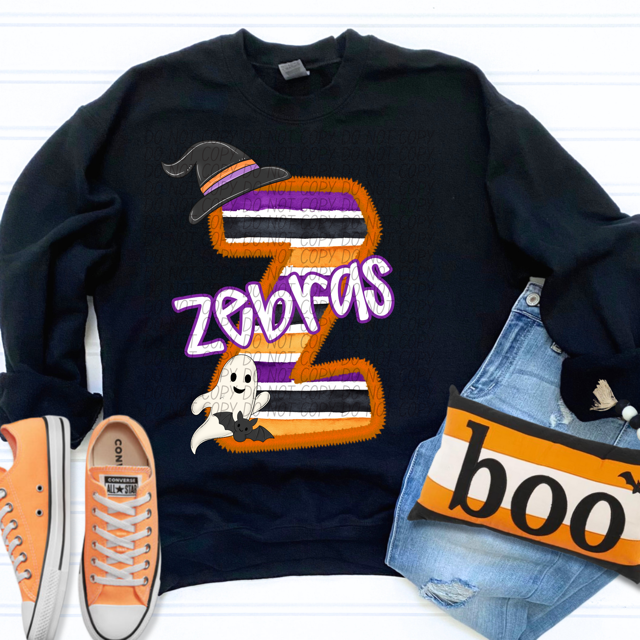 Halloween Striped Mascots DTF Print