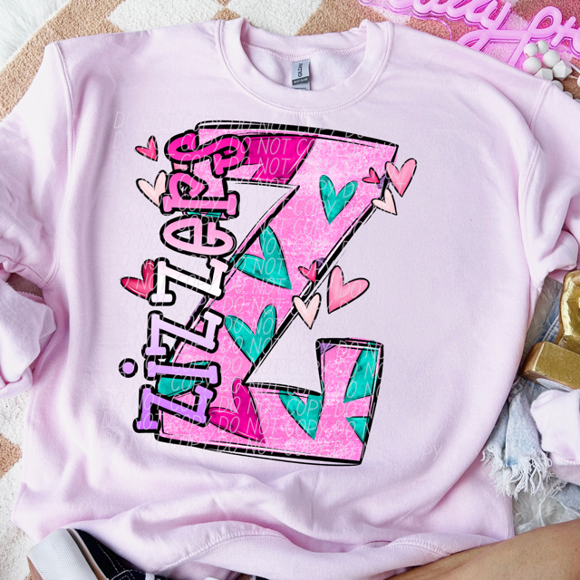 Valentine's Day Mascots DTF Print