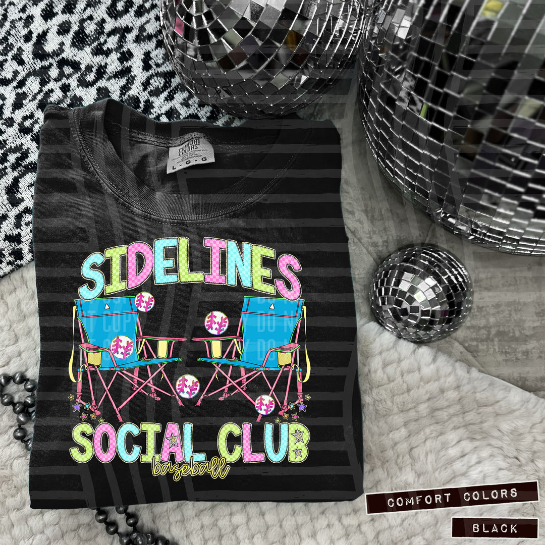 Sidelines DTF Print