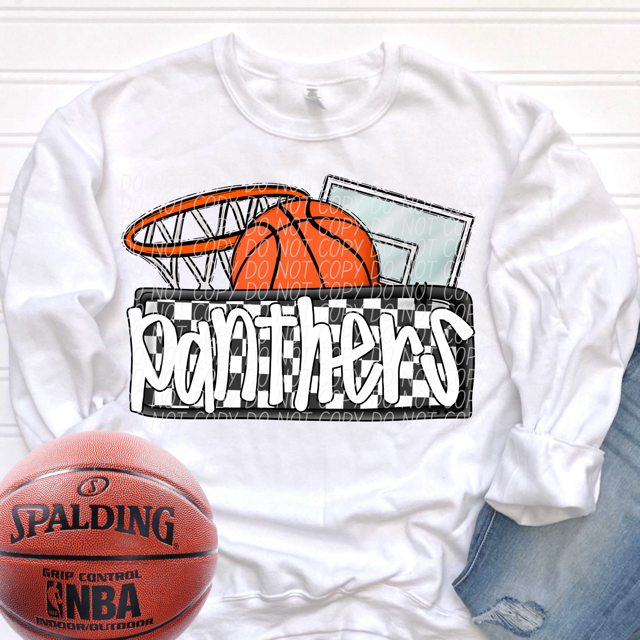 Basketball Mascots DTF Print