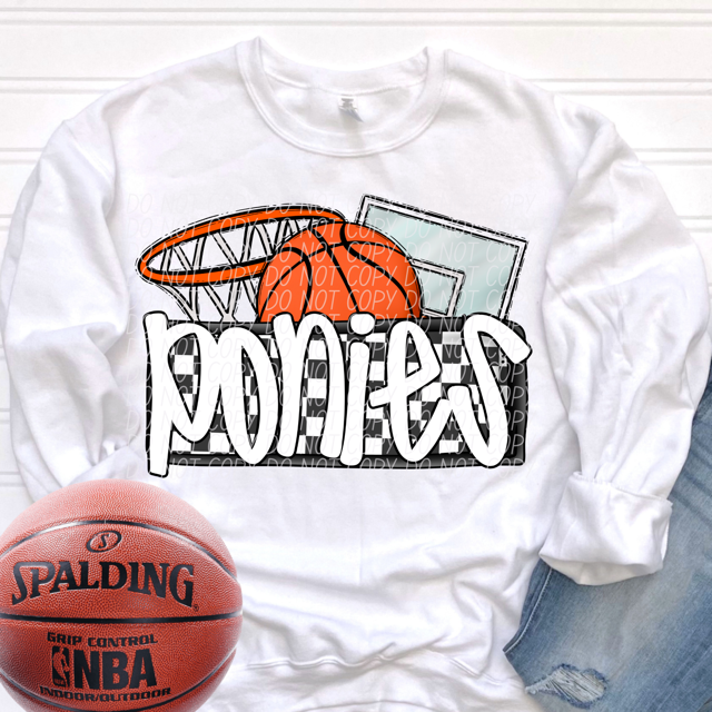 Basketball Mascots DTF Print