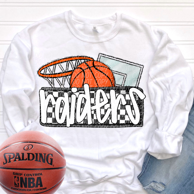 Basketball Mascots DTF Print