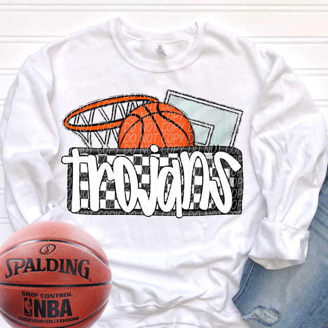 Basketball Mascots DTF Print