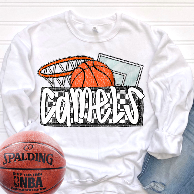 Basketball Mascots DTF Print