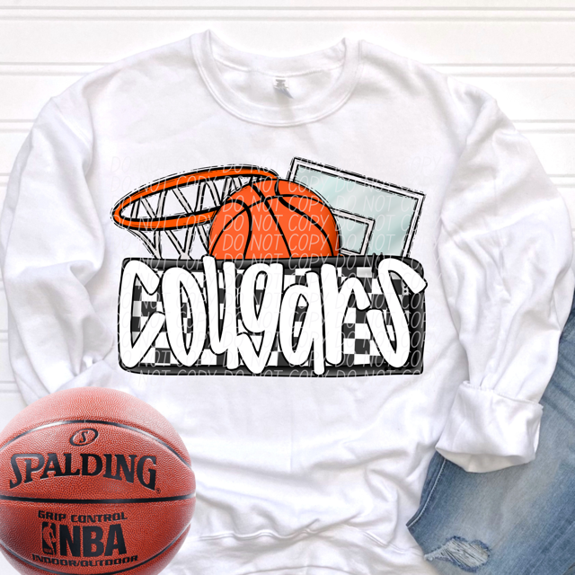 Basketball Mascots DTF Print