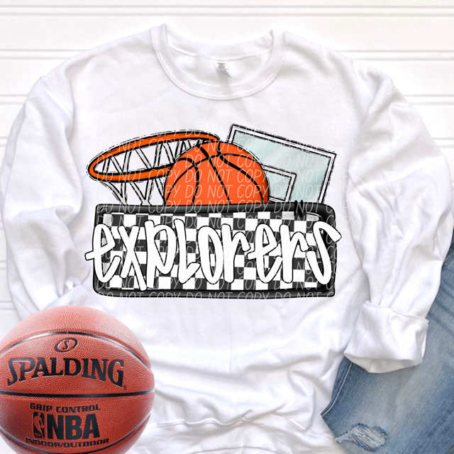 Basketball Mascots DTF Print