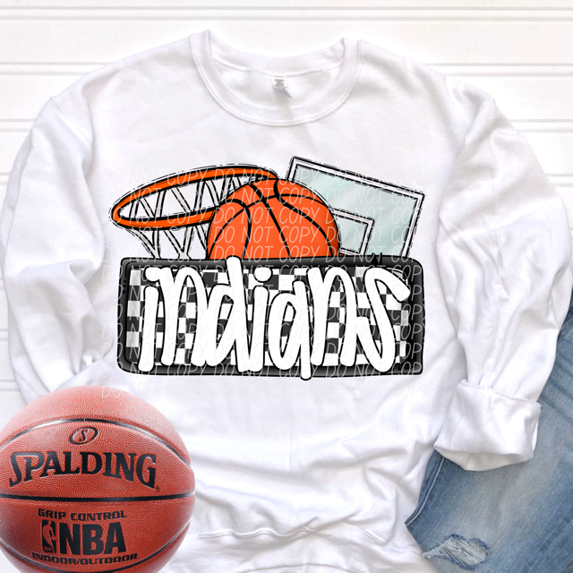 Basketball Mascots DTF Print