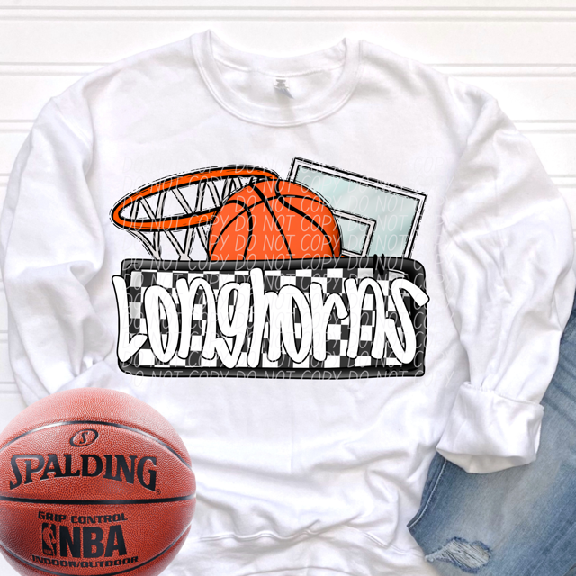 Basketball Mascots DTF Print