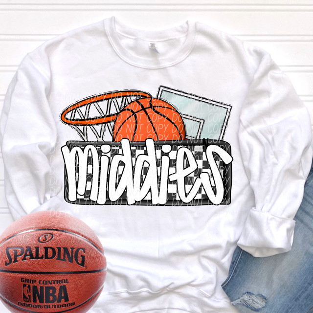 Basketball Mascots DTF Print