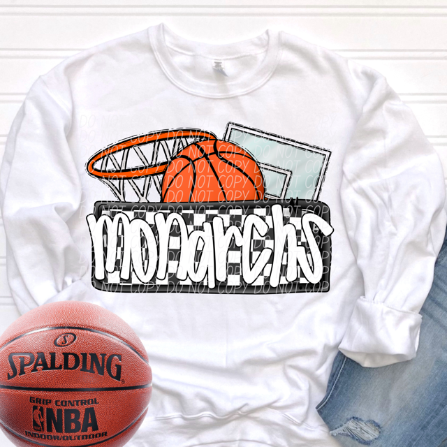 Basketball Mascots DTF Print