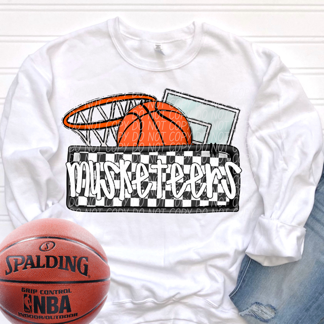 Basketball Mascots DTF Print