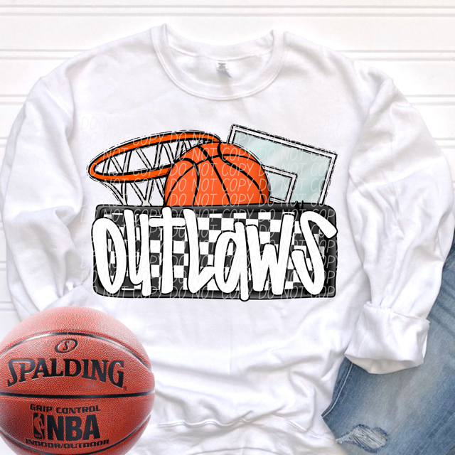 Basketball Mascots DTF Print