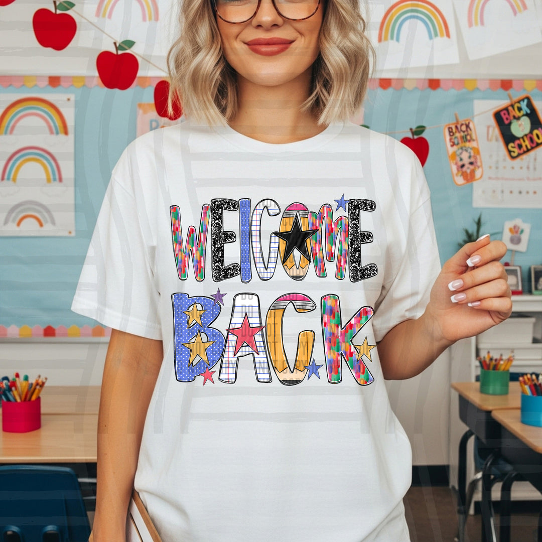 Welcome Back Grades DTF Print