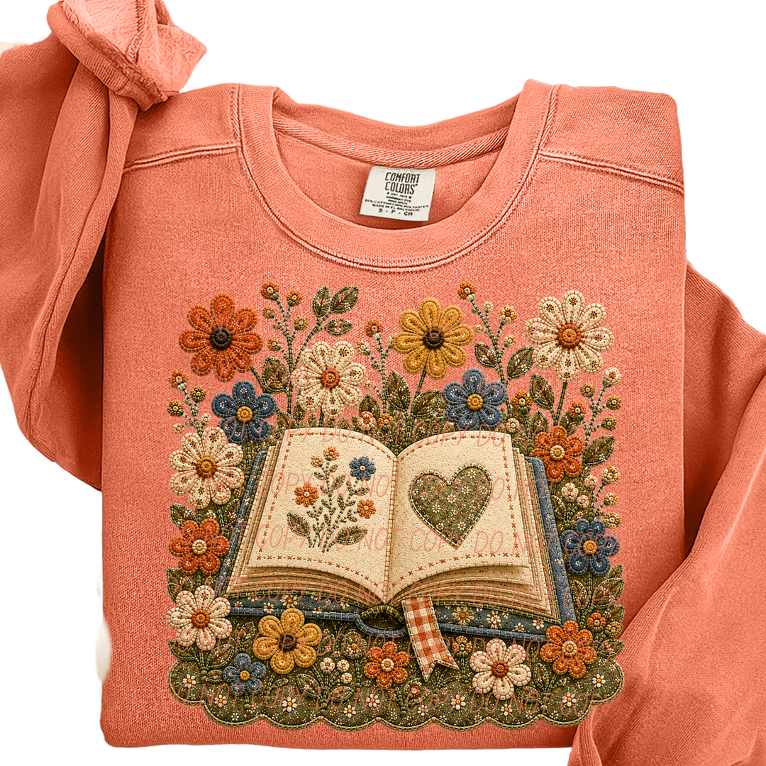 Fall Flowers DTF Print