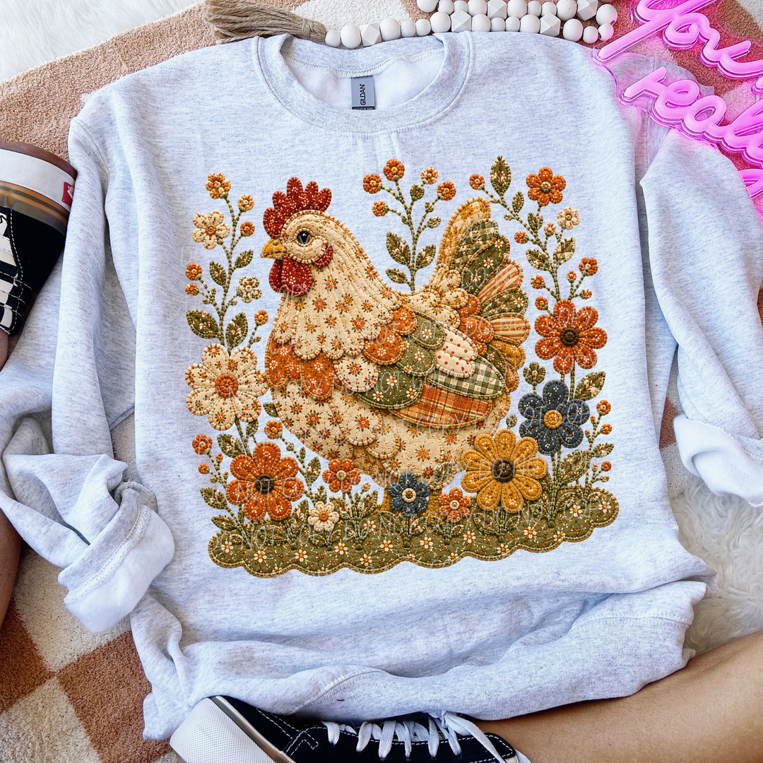 Fall Flowers DTF Print