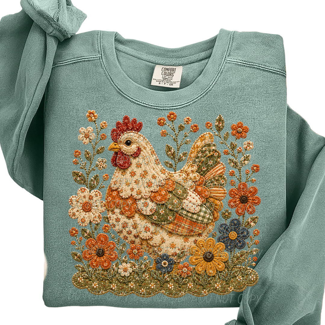 Fall Flowers DTF Print