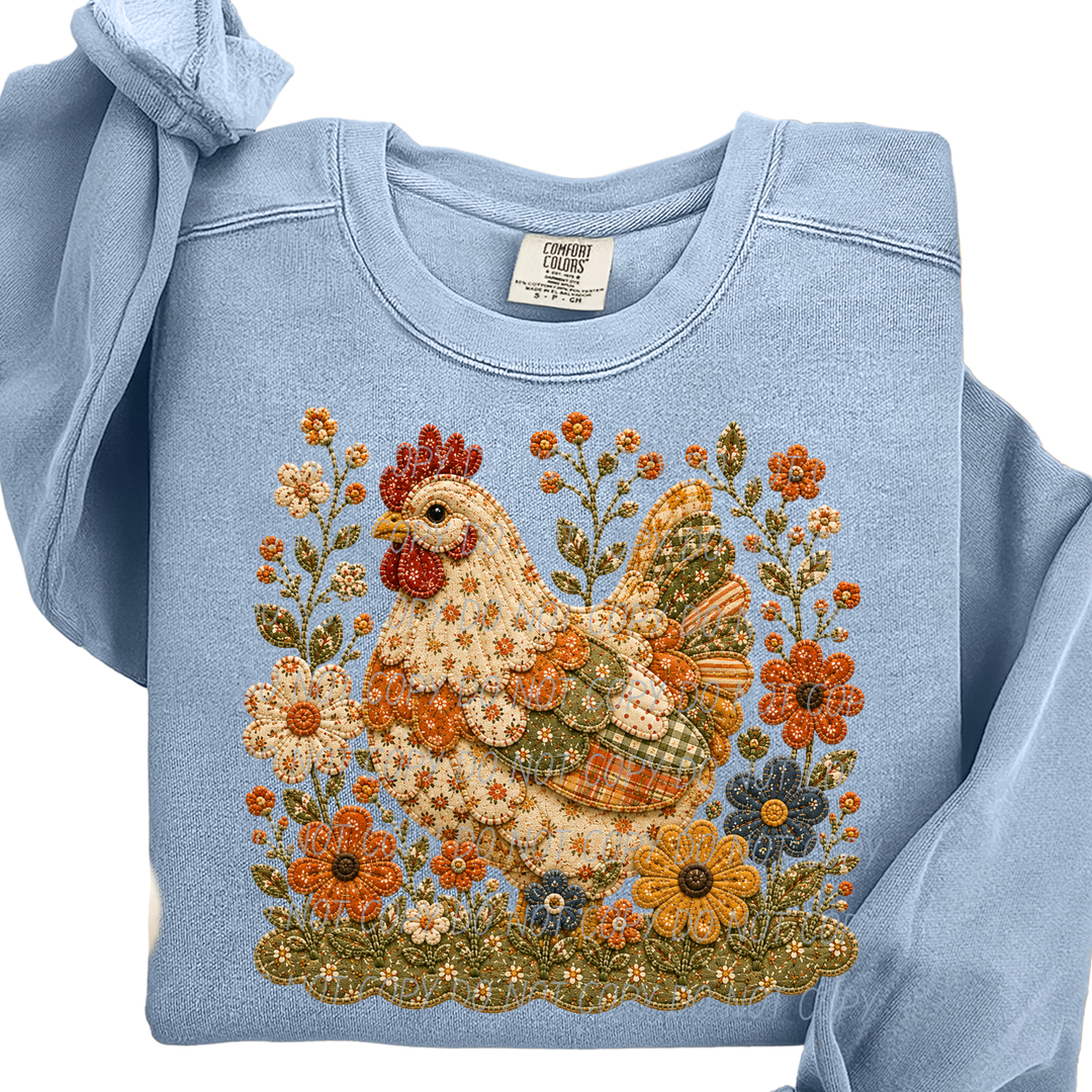 Fall Flowers DTF Print