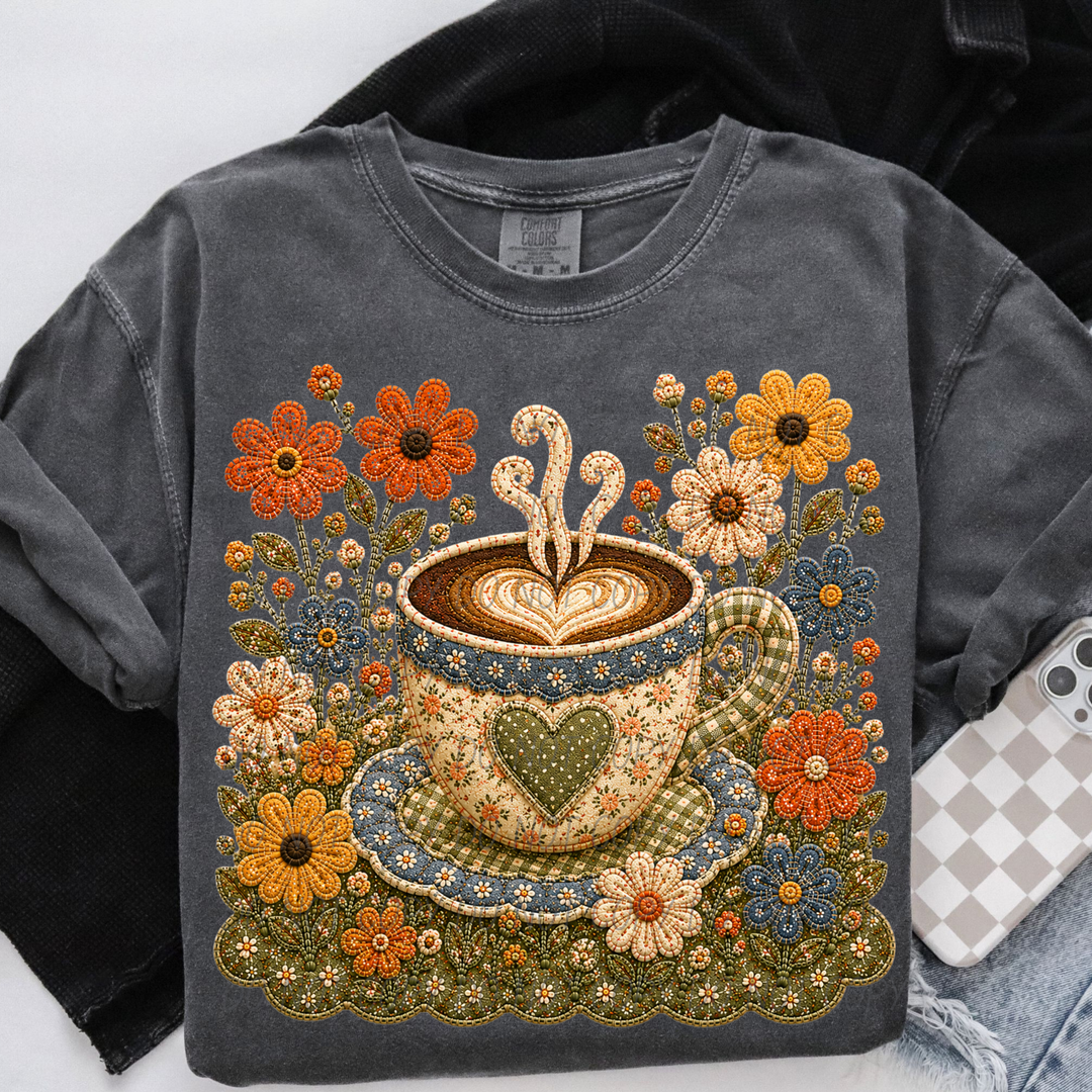 Fall Flowers DTF Print